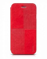 Чехол-книга для iPhone 6/6S Hoco Crystal Fashion красный