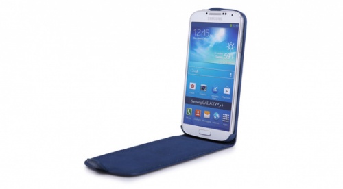 Чехол-раскладной для Samsung i9500 Galaxy S4 Nuoku CRADLEI9500BLU синий  фото 3
