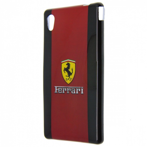 Чехол-накладка для Sony Xperia M4 Slip TPU Ferrari