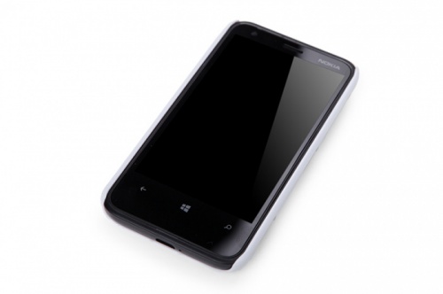 Чехол-накладка для Nokia Lumia 620 Rock Naked Shell белый фото 2