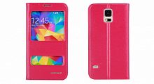 Чехол-книга для Samsung i9600 Galaxy S5 Nuoku DUKESGS5PNK розовый