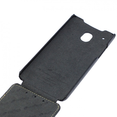 Чехол-раскладной для HTC One Mini Melkco черный фото 2