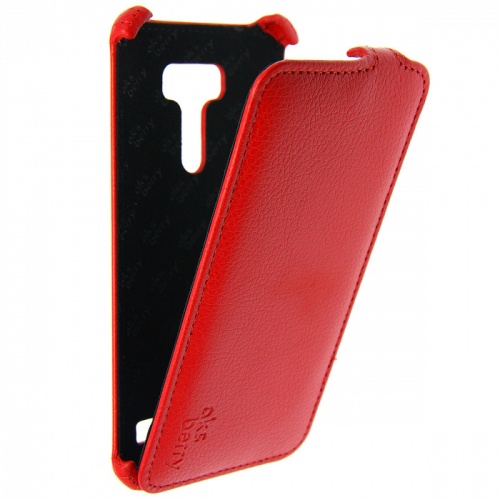 Чехол-раскладной для Asus ZenFone Selfie ZD551KL Aksberry красный