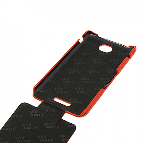 Чехол-раскладной для Sony Xperia E4 Aksberry красный фото 3