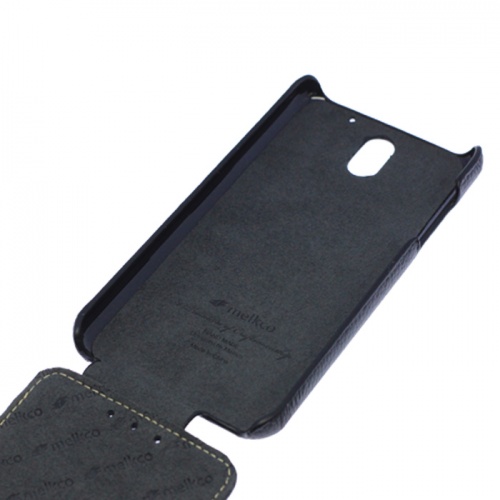 Чехол-раскладной для HTC Desire 610 Melkco черный фото 3