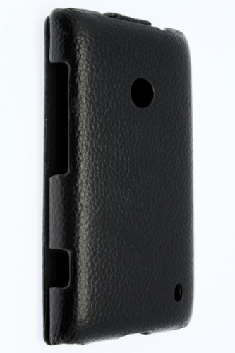 Чехол-раскладной для Nokia Lumia 520 Melkco черный фото 2