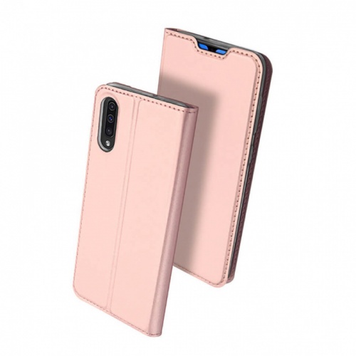 Чехол-книга для Samsung A70 Dux Ducis Skin Book case розовое-золото