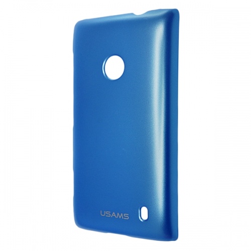 Чехол-накладка для Nokia Lumia 520 Usams Champagne голубой фото 3