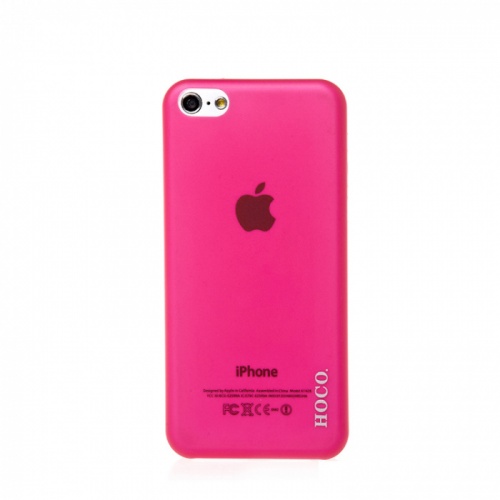 Чехол-накладка для iPhone 5C Hoco Thin малиновый