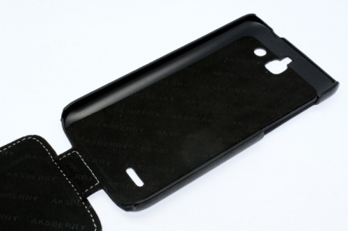 Чехол-раскладной для Huawei G730 Aksberry черный фото 3