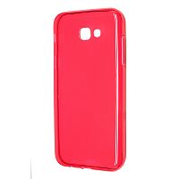 Чехол-накладка для Samsung Galaxy A7 2017 iBox Crystal красный