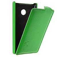 Чехол-раскладной для Microsoft Lumia 532 Aksberry зеленый