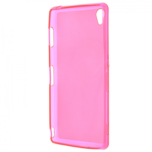 Чехол-накладка для Sony Xperia Z3 ZC TPU розовый фото 2