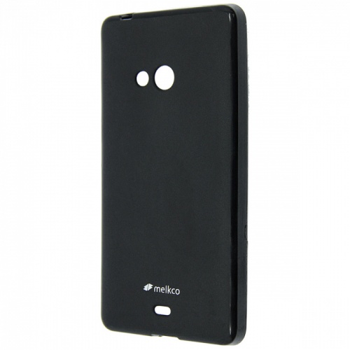 Чехол-накладка для Microsoft Lumia 540 Melkco TPU черный
