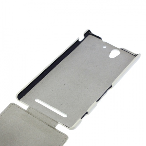 Чехол-раскладной для Sony Xperia C3 Art Case белый фото 2