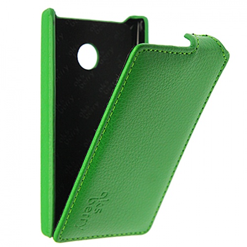 Чехол-раскладной для Microsoft Lumia 435 Aksberry зеленый