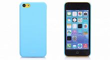 Чехол-накладка для iPhone 5C Nuoku SOFTIP5CBLU синий