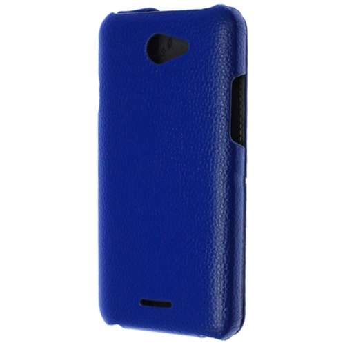 Чехол-раскладной для HTC Desire 516 Melkco синий фото 2