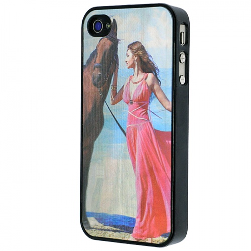 Чехол-накладка для iPhone 4/4S Gala Girl 03
