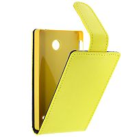 Чехол-раскладной для Nokia X/X+ iBox Classic желтый