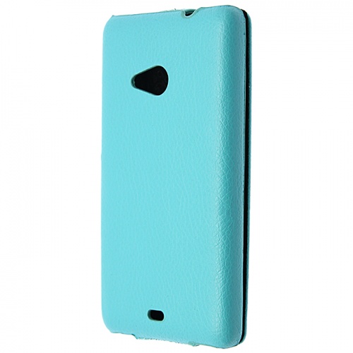 Чехол-раскладной для Microsoft Lumia 535 Aksberry бирюзовый фото 2