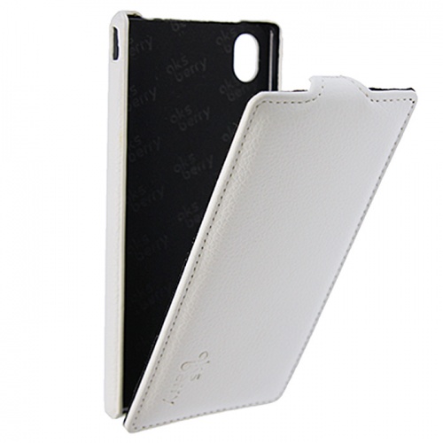 Чехол-раскладной для Sony Xperia M4 D2303 Aksberry белый