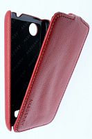 Чехол-раскладной для Lenovo A369 Aksberry красный