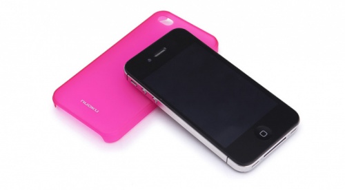 Чехол-накладка для iPhone 4/4S Nuoku FRESHIP4PNK розовый фото 2