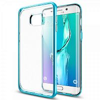 Чехол-накладка для Samsung Galaxy S6 Edge Plus Spigen Neo Hybrid Crystal SGP11718 голубой 