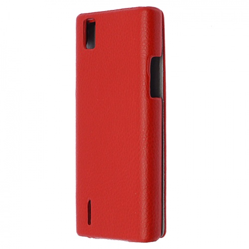 Чехол-раскладной для Huawei P2 Art Case красный фото 2
