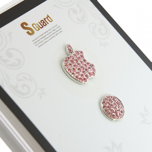 Декоративный набор для iPhone Royal Stone розовый фото 3