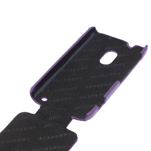 Чехол-раскладной для Nokia Lumia 620 Aksberry фиолетовый фото 3