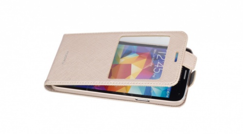 Чехол-раскладной для Samsung i9600 Galaxy S5 Nuoku CRADLESGS5GLD золотой фото 2