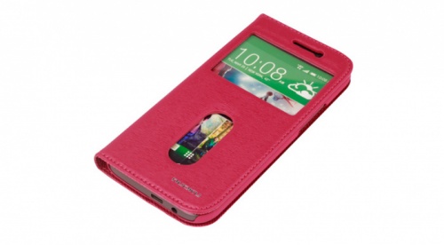 Чехол-книга для HTC One 2 M8 Nuoku DUKEONEM8PNK розовый фото 2
