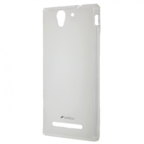 Чехол-накладка для Sony Xperia C3 Melkco TPU матовый прозрачный