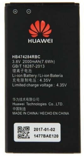 Аккумулятор Huawei HB474284RBC Honor 3C Lite 2000mAh 3.8V orig