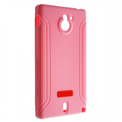 Чехол-накладка для Sony Xperia Sola MT27i Xmart Elves светло-розовый