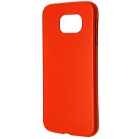 Чехол-накладка для Samsung Galaxy S6 Aksberry Slim Soft красный