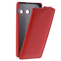 Чехол-раскладной для Huawei Y300 Art Case красный