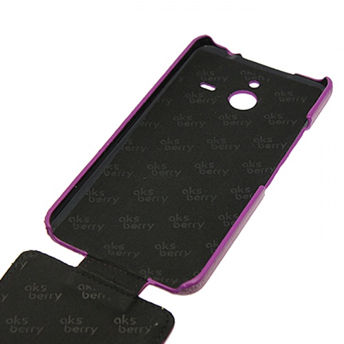 Чехол-раскладной для Microsoft Lumia 640 XL Aksberry фиолетовый фото 3