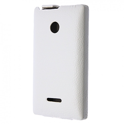 Чехол-раскладной для Microsoft Lumia 532 Armor Full белый фото 3