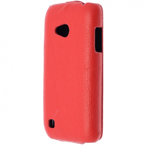 Чехол-раскладной для LG Optimus L50 Aksberry красный фото 2