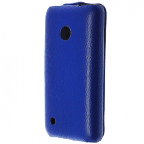 Чехол-раскладной для Nokia Lumia 530 Melkco синий фото 3