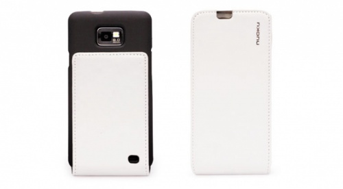 Чехол-раскладной для Samsung i9100 Galaxy S2 Nuoku CRADLEi9100WHI белый