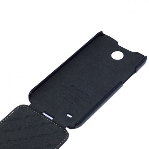 Чехол-раскладной для HTC Desire 300 Melkco черный фото 2