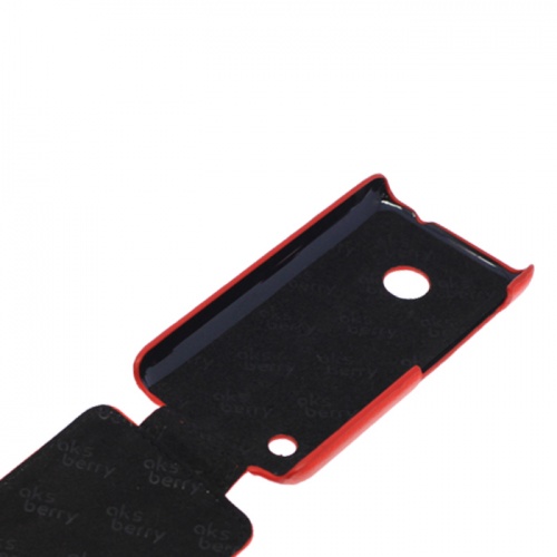 Чехол-раскладной для Nokia Lumia 530 Aksberry красный фото 2