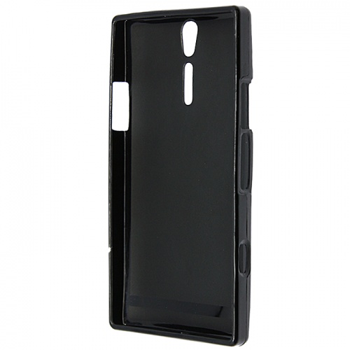 Чехол-накладка для Sony Xperia S LT26i Melkco TPU черный фото 2