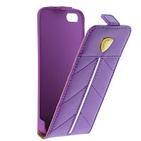 Чехол-раскладной для iPhone 5/5S Nuoku CROWNiP5PPL фиолетовый