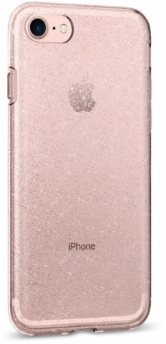 Чехол-накладка для iPhone 7/8 Spigen Liquid Crystal Glitter 042CS21419 розовый