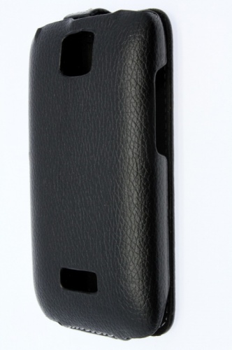 Чехол-раскладной для Fly iQ430 Evoke Aksberry черный фото 2